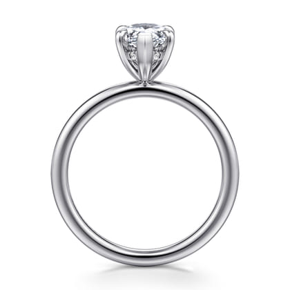 Cari - Platinum Pear Shape Diamond Engagement Ring