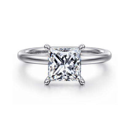 Cari - Platinum Princess Diamond Engagement Ring