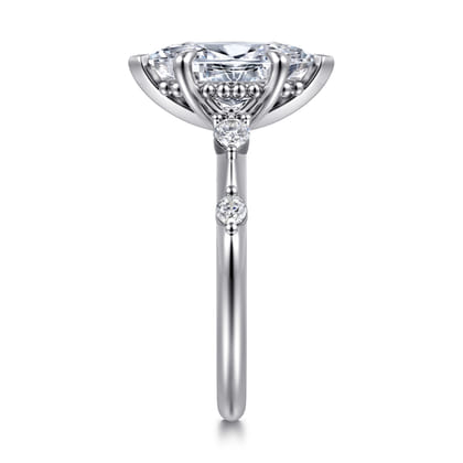 Carinna - Platinum Marquise Shape Diamond Engagement Ring