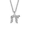 Chai Pendant Necklace 925 Sterling Silver