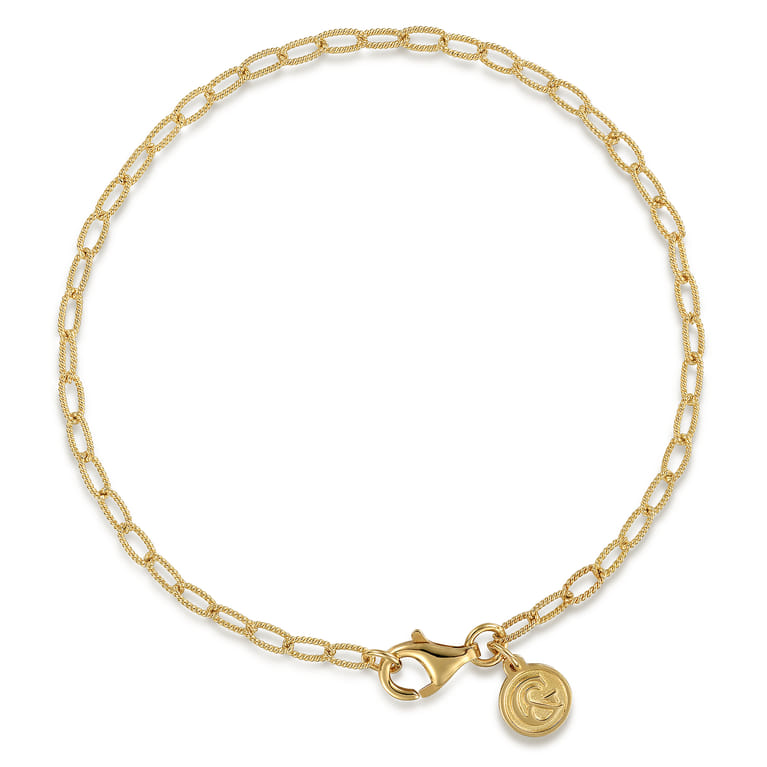 Chain Bracelet 14K Yellow Gold - Shot 1