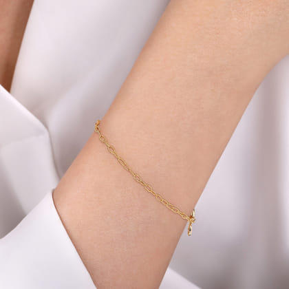 Chain Bracelet 14K Yellow Gold