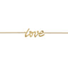 Chain Bracelet Initial 14K Yellow Gold