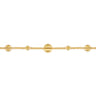 Chain Bracelet Station 14K Yellow Gold Bujukan