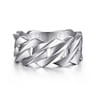 Chain Link Wide Band 925 Sterling Silver