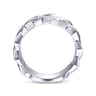 Chain Link Wide Band 925 Sterling Silver