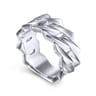 Chain Link Wide Band 925 Sterling Silver