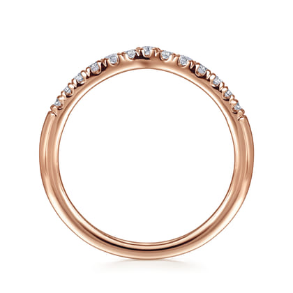 Chambery - 14K Rose Gold Diamond Anniversary Band