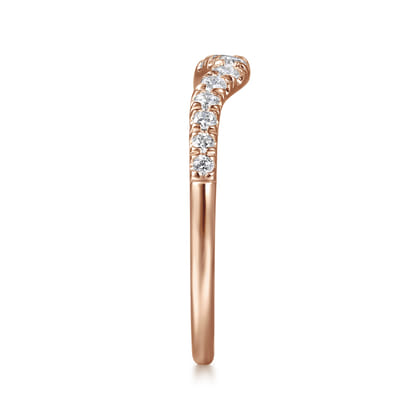 Chambery - 14K Rose Gold Diamond Anniversary Band