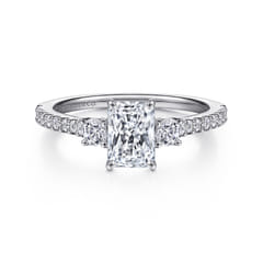 Radiant Cut Engagement Rings | Gabriel & Co.