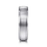 Charles - 14K White Gold 6mm - Men's Wedding Band in Satin Finish