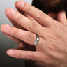Charles - 14K White Gold 6mm - Men's Wedding Band in Satin Finish