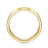 Charles - 14K Yellow Gold 6mm - Men's Wedding Band in Satin Finish