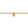 Charm Bracelet Heart 14K Yellow Gold Bujukan