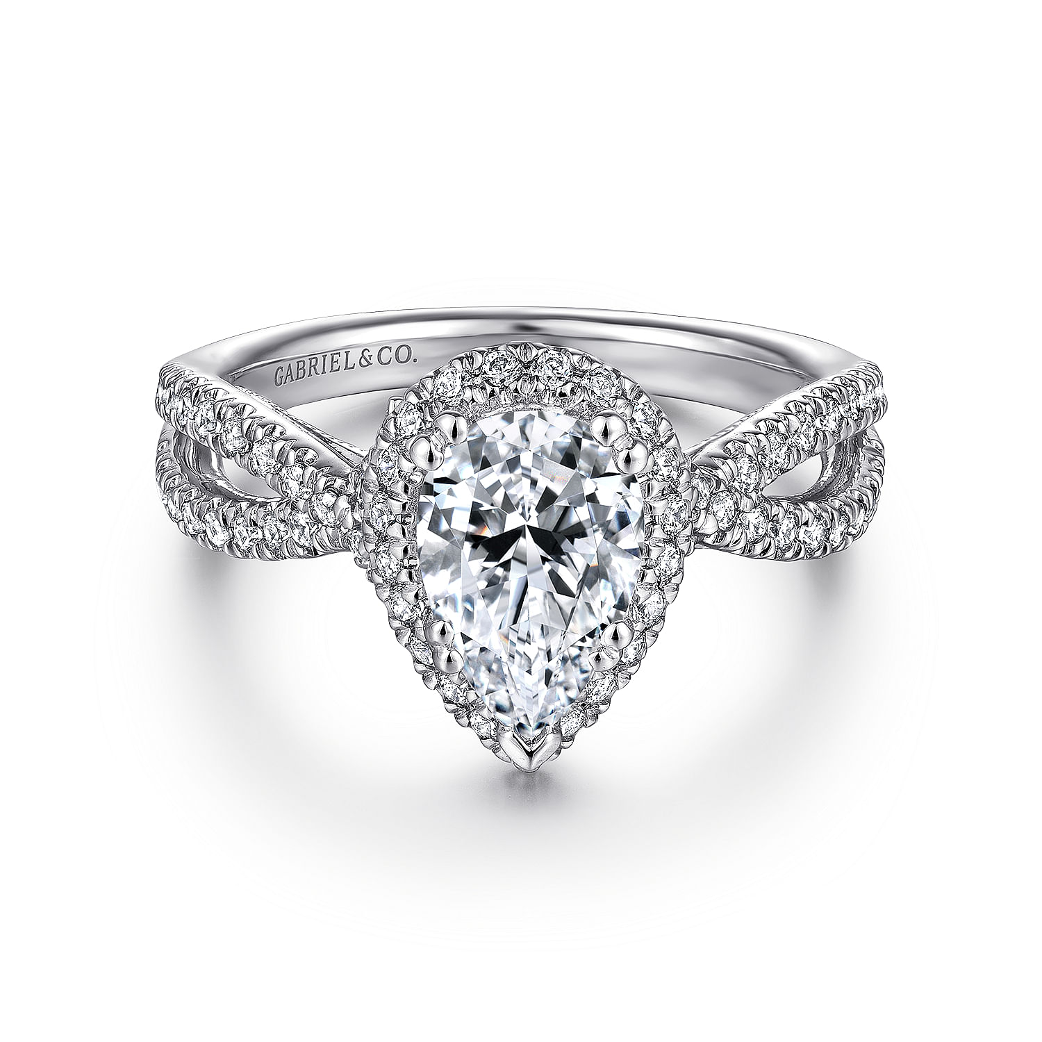 Chatham---14K-White-Gold-Pear-Shape-Halo-Diamond-Engagement-Ring1