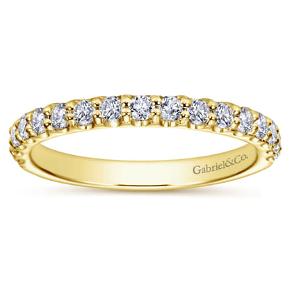 Ciada - 14K Yellow Gold Diamond Wedding Band