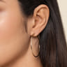 Classic Hoop Earrings 14K Yellow Gold 40mm