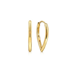 Classic Hoop Earrings 14K Yellow Gold