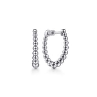 Classic Hoop Earrings 925 Sterling Silver 20mm Bujukan