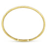 Closed Bangle Bracelet 14K Yellow Gold Diamond 0.75ct - 0.75 ct