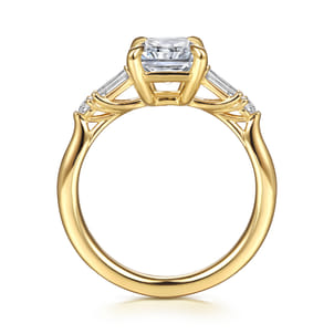 Cody - 14K Yellow Gold Radiant Cut Diamond Engagement Ring