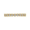 Straight Wedding Ring in 14k Yellow Gold with Round Natural Diamond at Gabriel & Co.