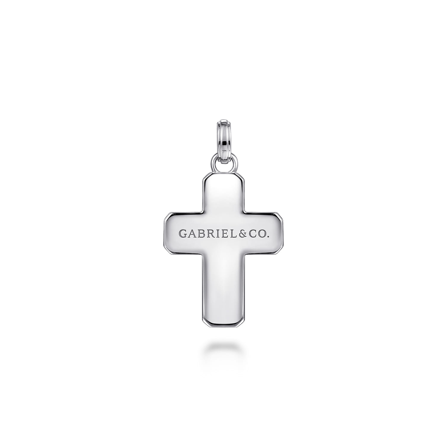 Cross 925 Sterling Silver Black Spinel - Shot 2