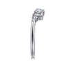 Open Ring Wedding Ring in 14k White Gold with  Natural Diamond at Gabriel & Co.
