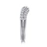 Open Ring Wedding Ring in 14k White Gold with Round Natural Diamond at Gabriel & Co.