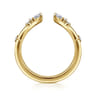Open Ring Wedding Ring in 14k Yellow Gold with Marquise Natural Diamond at Gabriel & Co.