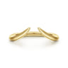 Open Ring Wedding Ring in 14k Yellow Gold with   at Gabriel & Co.