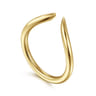 Open Ring Wedding Ring in 14k Yellow Gold with   at Gabriel & Co.