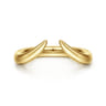 Open Ring Wedding Ring in 14k Yellow Gold with   at Gabriel & Co.