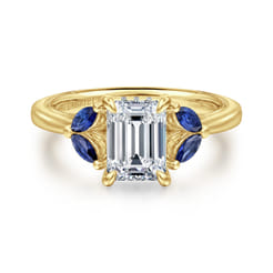 Dani---14K-Yellow-Gold-Emerald-Cut-Diamond-and-Sapphire-Engagement-Ring1