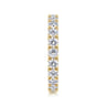 Eternity Band Wedding Ring in 14k Yellow Gold with Round Natural Diamond at Gabriel & Co.