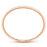 Demure - 14K Rose Gold Diamond Bangle - 0.5 ct