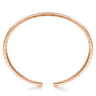 Demure - 14K Rose Gold Diamond Bangle - 0.65 ct