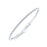 Demure - 14K White Gold Diamond Bangle - 0.5 ct