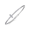 Demure - 14K White Gold Diamond Bangle - 0.4 ct