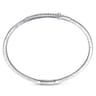 Demure - 14K White Gold Diamond Bangle - 0.4 ct