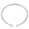 Demure - 14K White Gold Diamond Bangle - 0.65 ct