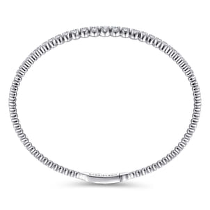 Demure - 14K White Gold Diamond Bangle