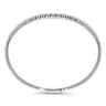 Demure - 14K White Gold Diamond Bangle - 1 ct