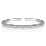 Demure - 14K White Gold Diamond Bangle - 0.4 ct