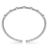 Demure - 14K White Gold Diamond Bangle - 0.4 ct