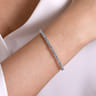 Demure - 14K White Gold Diamond Bangle - 0.4 ct