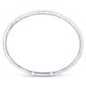 Demure - 14K White Gold Two Row Diamond Bangle - 0.75 ct