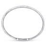Demure - 14K White Gold Two Row Diamond Bangle - 0.75 ct