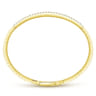 Demure - 14K Yellow Gold Diamond Bangle - 0.5 ct