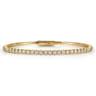 Demure - 14K Yellow Gold Diamond Bangle - 1 ct